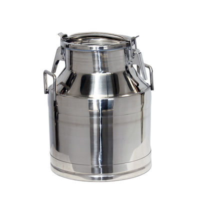 Jarro de leche de acero inoxidable de 20 litros cubo Pail Handle Lid de 5 galones