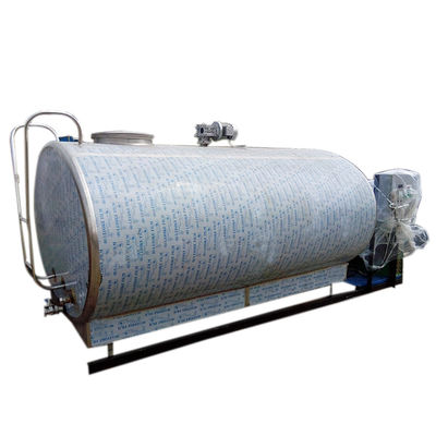 Maquinaria de tratamiento de la leche de enfriamiento de acero inoxidable de la lechería del depósito de leche de la categoría alimenticia