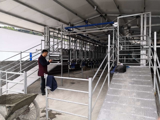 Sala de ordeño adaptable de la raspa de arenque de la cabra SUS304