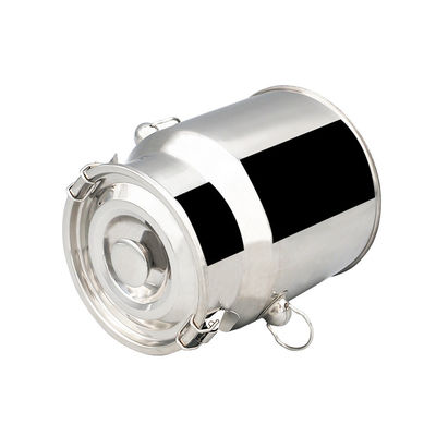 cubo de leche de acero inoxidable de mezcla del acondicionamiento de los alimentos de los SS 304 del tanque del almacenamiento 15L