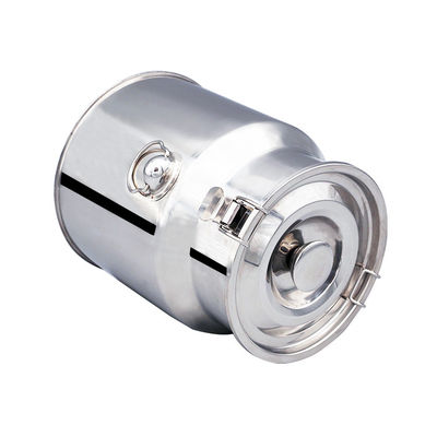 cubo de leche de acero inoxidable de mezcla del acondicionamiento de los alimentos de los SS 304 del tanque del almacenamiento 15L