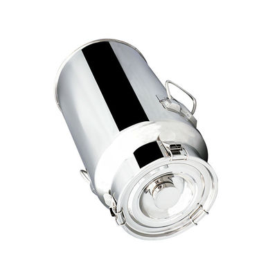 SS304 poder de acero inoxidable de la leche de 20 litros con el cubo de leche sellado espita del almacenamiento del cubo