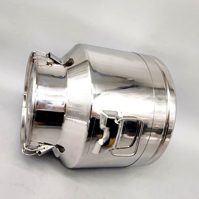 la Mini-capacidad 15L selló la poder de acero inoxidable de la leche del grueso del cubo 304 1.0m m