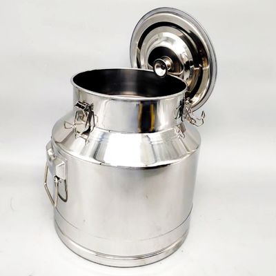 la Mini-capacidad 15L selló la poder de acero inoxidable de la leche del grueso del cubo 304 1.0m m