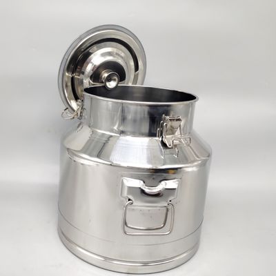 la Mini-capacidad 15L selló la poder de acero inoxidable de la leche del grueso del cubo 304 1.0m m