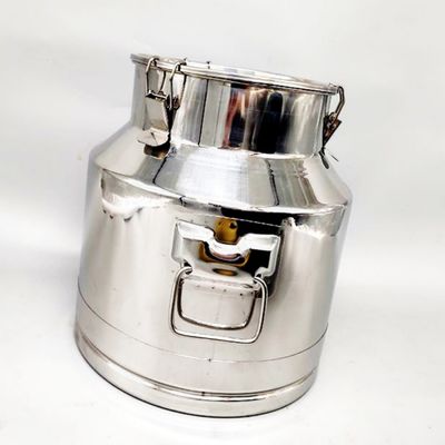 la Mini-capacidad 15L selló la poder de acero inoxidable de la leche del grueso del cubo 304 1.0m m