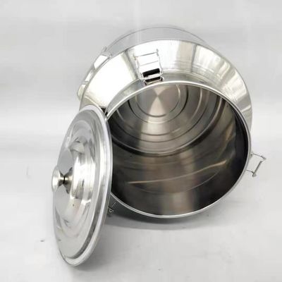 15L latas de acero inoxidables selladas multiusos de la leche del cubo de la categoría alimenticia del barril SS304 con el golpecito