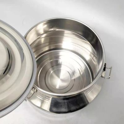 15L latas de acero inoxidables selladas multiusos de la leche del cubo de la categoría alimenticia del barril SS304 con el golpecito