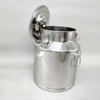 El metal condensó la leche Pail With Lid de los contenedores de almacenamiento 15L de los SS