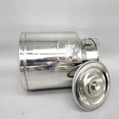 El metal condensó la leche Pail With Lid de los contenedores de almacenamiento 15L de los SS