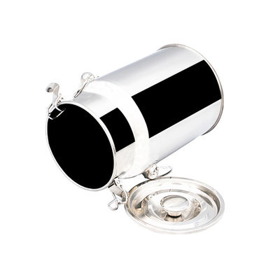 El metal condensó la leche Pail With Lid de los contenedores de almacenamiento 15L de los SS