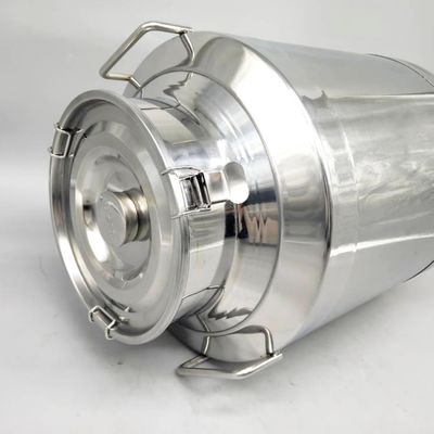 barril inoxidable de la leche del tambor de acero de 25L Honey Barrels Storage Bucket Grain