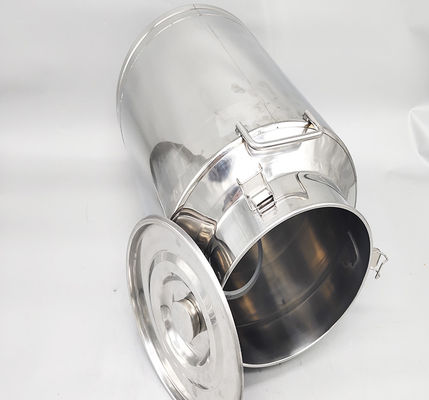 acero inoxidable de los cubos 201 del almacenamiento de la categoría alimenticia de 30L 0.8m m