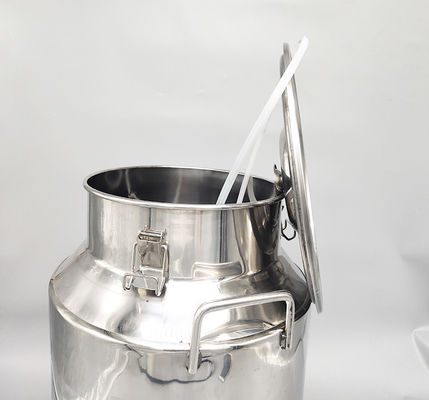 acero inoxidable de los cubos 201 del almacenamiento de la categoría alimenticia de 30L 0.8m m