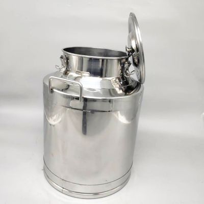 Espejo que pule la poder sellada granja de acero inoxidable de la leche de la mantequilla de cacahuete 40ltr