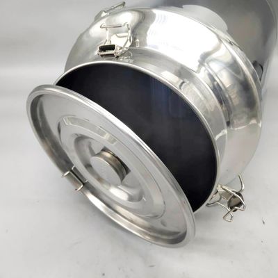 Espejo que pule la poder sellada granja de acero inoxidable de la leche de la mantequilla de cacahuete 40ltr