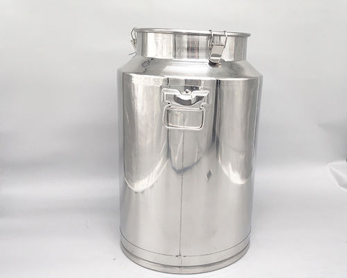Cubo inoxidable de la leche 201 resistentes a la corrosión con capacidad grande de la tapa 50L