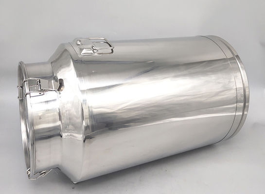 Cubo inoxidable de la leche 201 resistentes a la corrosión con capacidad grande de la tapa 50L