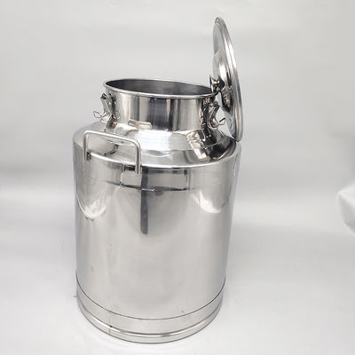 Cubo inoxidable de la leche 201 resistentes a la corrosión con capacidad grande de la tapa 50L