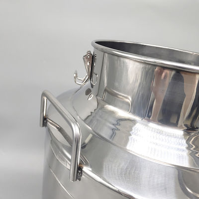 Cubo inoxidable de la leche 201 resistentes a la corrosión con capacidad grande de la tapa 50L