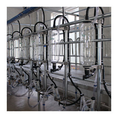 Líneas paralelas máquina automática de la leche de la sala de ordeño de la raspa de arenque de 20T/H