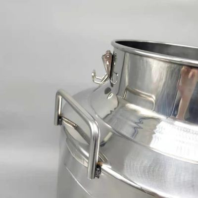Cubos herméticos de la categoría alimenticia de SS304 50L a prueba de humedad con la tapa