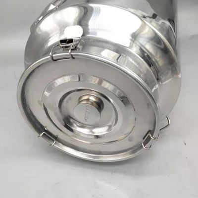 Cubos herméticos de la categoría alimenticia de SS304 50L a prueba de humedad con la tapa