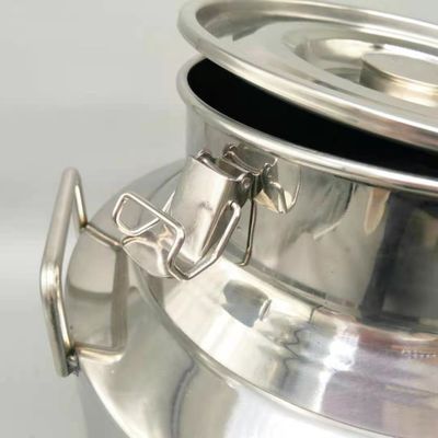 50 litros del té de la poder del cacahuete del aceite de mesa de latas de acero inoxidables de la leche con la tapa sellada