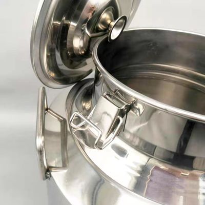 50 litros del té de la poder del cacahuete del aceite de mesa de latas de acero inoxidables de la leche con la tapa sellada