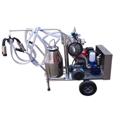 Unidad de ordeño móvil eléctrica manual con Vane Vacuum Pump rotatoria