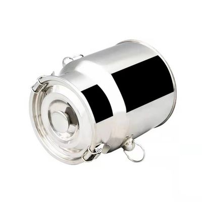 SS201 cubo de acero inoxidable de 5 litros con grueso de la tapa 0.8m m