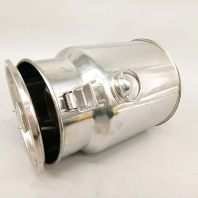 SS201 cubo de acero inoxidable de 5 litros con grueso de la tapa 0.8m m
