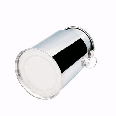 latas de acero inoxidables de la leche del grado 7L del hogar del almacenamiento sanitario no magnético del barril