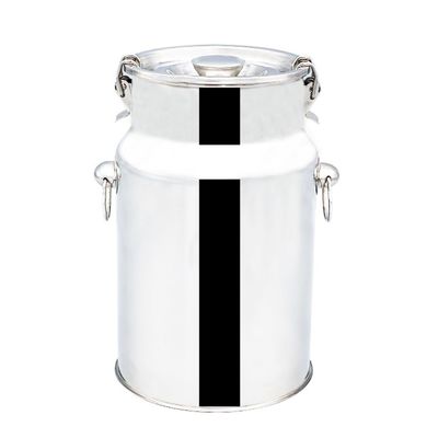 latas de acero inoxidables de la leche del grado 7L del hogar del almacenamiento sanitario no magnético del barril