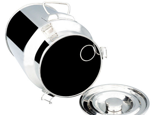 Materiales de acero inoxidables del bote de la leche de 70 litros suficientes y no barriles de los cubos del tambor del moho