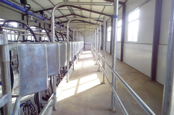 Metro eléctrico automático de la leche de la sala de ordeño de vaca de la liberación rápida del paralelo