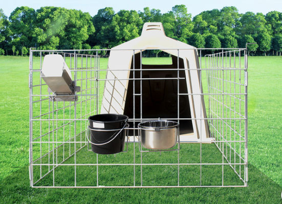 Refugios plásticos galvanizados del becerro de Mesh Length los 220cm fácilmente limpios