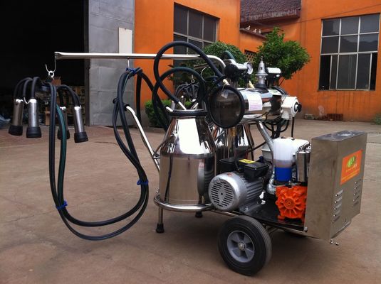Ordeñadora móvil portátil de los SS de la categoría alimenticia con el motor de gasolina
