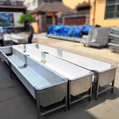 El canal de consumición de acero inoxidable de la vaca 100KG modificó para requisitos particulares de largo