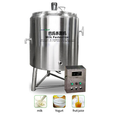 Pequeña máquina de la pasterización de la leche 30l del yogur de la fruta de leche del equipo fresco de la barra
