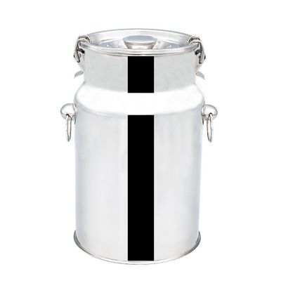 El paquete Customrized Logo Silver 10L SS ordeña para poder el envase de acero inoxidable de la leche