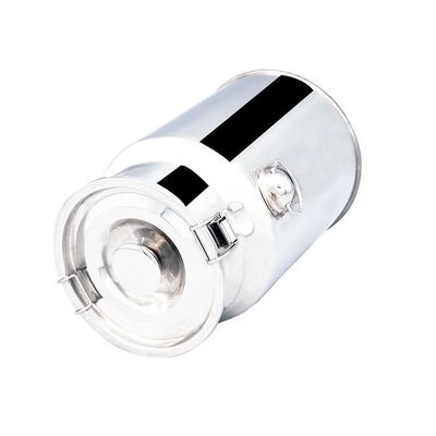 El paquete Customrized Logo Silver 10L SS ordeña para poder el envase de acero inoxidable de la leche