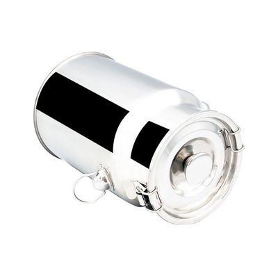 El paquete Customrized Logo Silver 10L SS ordeña para poder el envase de acero inoxidable de la leche