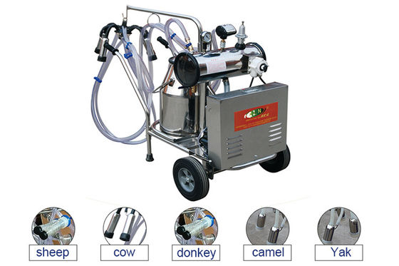 Manual electrónico comercial grande de la ordeñadora de la cabra de la granja 20~24pcs/H de la lechería