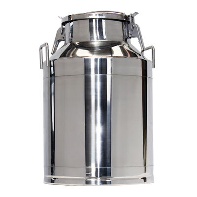 Jarro de leche de acero inoxidable de 20 litros cubo Pail Handle Lid de 5 galones