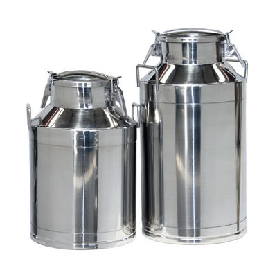 Jarro de leche de acero inoxidable de 20 litros cubo Pail Handle Lid de 5 galones