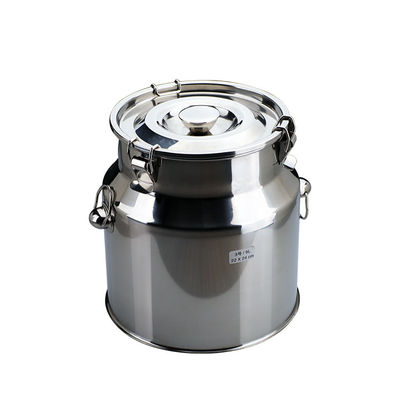 Envase de acero material de la leche 316L de la categoría alimenticia con el cubo del cubo de la tapa