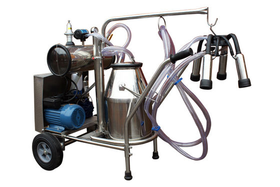 Bomba de vacío eléctrica portátil de la cabra de la ordeñadora de la vaca móvil del motor diesel