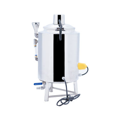 yogur de la lechería de la máquina del pasteurizador de la leche de la pequeña escala 10L que hace huevo el zumo de fruta líquido