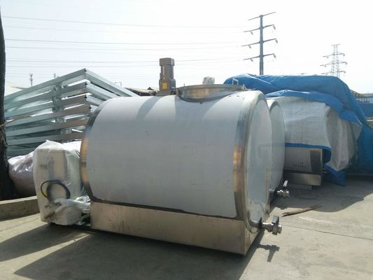 El tanque de acero inoxidable de limpieza conveniente del enfriamiento de la leche con el material de la categoría alimenticia